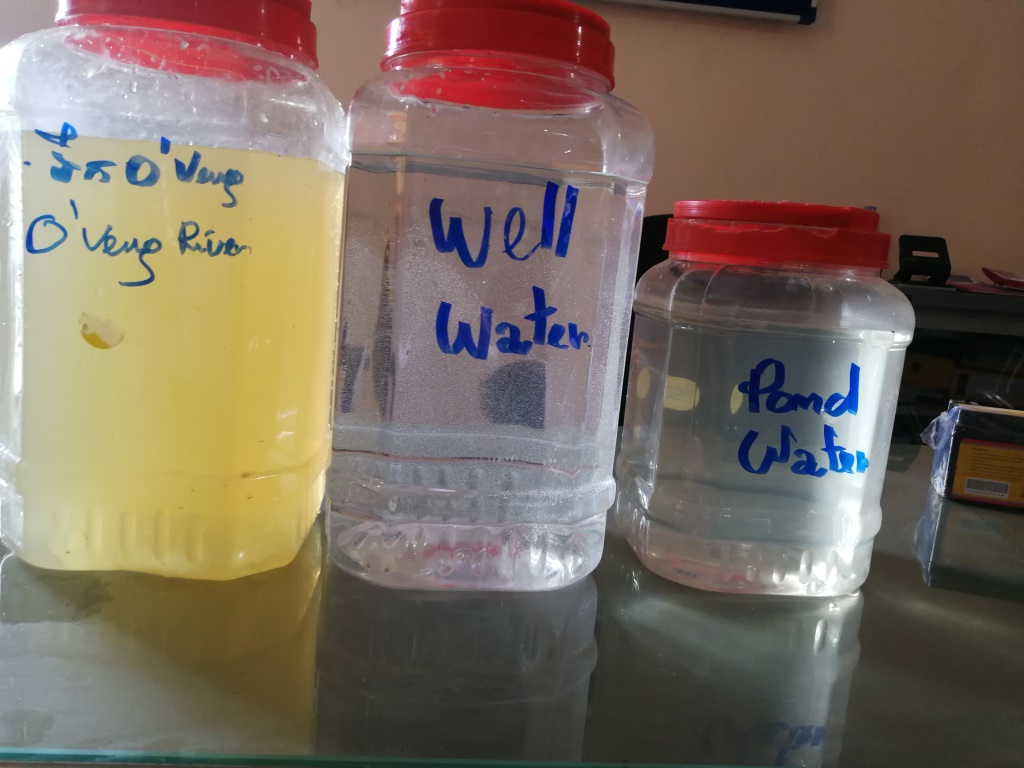 Samples collected for Testing: Pre Treatment